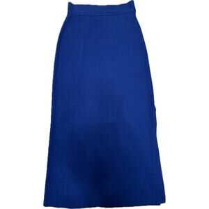 Misook Blue Knit Maxi Skirt Size Small